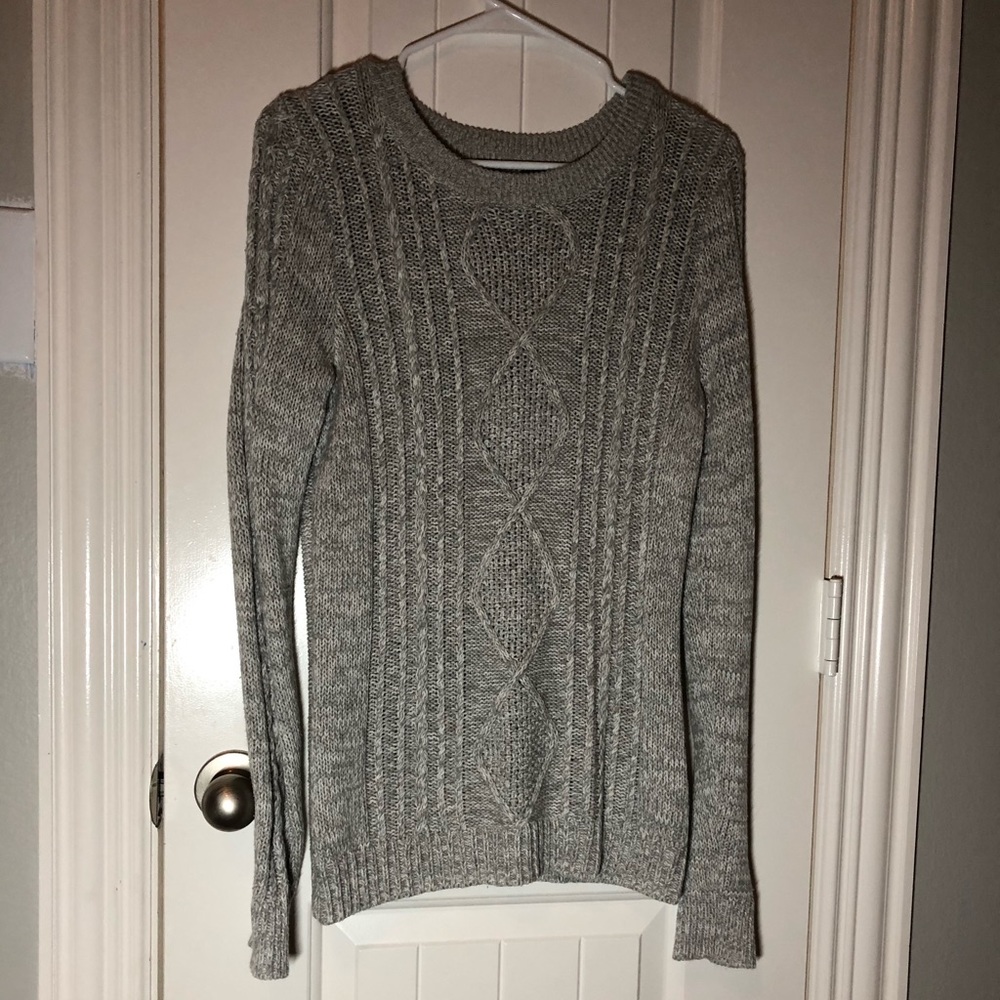 Old Navy Gray Knit Sweater